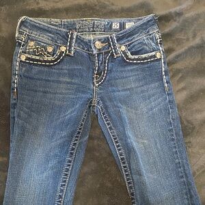 Miss Me Women's Dark Blue Irene Boot Cut Jeans